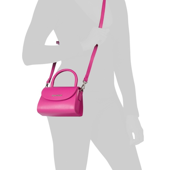 MARINA GALANTI Made In Italy Leather Mini Crossbody Bag - Picture 13 of 14